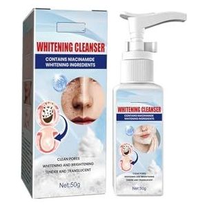 Nicotinamide Gezichtsreiniger - Diepe Reiniging, Hydraterende, Plaatselijke Behandeling En Huidverhelderende Schuimreiniging For Hydratatie, Verbetering Van Een Oneffen Doffe Huid(2PCS)