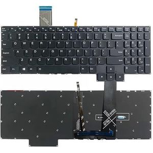 Laptoptoetsenbord voor LENOVO Legion 5-15imh05h 15ARH055P 5P-15IMH05 15IMH05H met achtergrondverlichting(White Letter Single)