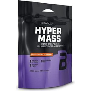 BioTechUSA Hyper Mass - Mass Gainer met Koolhydraten & Eiwitmengsel | Gemicroniseerde Creatine | Glutenvrij, 6.8 kg, Gezouten karamel