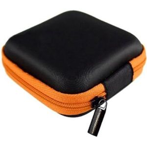Finnacle - Oortjes Opberg Hoesje | Case | Etui | Organizer | Voor Oordopjes, Laadkabels, Sleutels, USB | Oranje