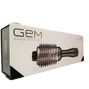 Online Brands Gem Hot Air Styling Brush voor Dry Style Volume Zwart/Rose Gold