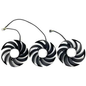 PLD09210S12HH RX 6800XT GAMING X TRIO-ventilator voor MSI voor RTX 3060 Ti 3070 3080 3090 voor TRIO-videokaart Koelventilator(Black 3-Fan)