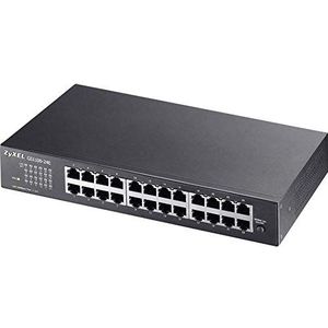 Zyxel GS1100-24E netwerk-switch Unmanaged Gigabit Ethernet (10/100/1000) Zwart