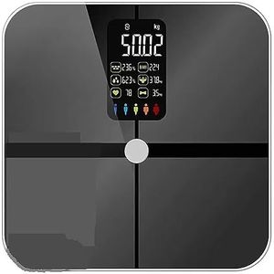 Elektronische Blueteeth-lichaamsvetweegschaal For Lichaamsgewicht En Vet Extra Groot LCD-scherm Hoog Nauwkeurig Gewicht Badkamerweegschaal Digitaal Gemakkelijk Te Gebruiken