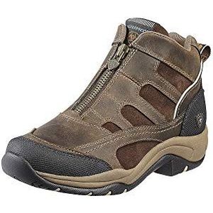 Ariat Dames Terrain Zip H20 Paddock & Yard Boots Distressed Brown - Ariat Footwear UK Size - UK 7