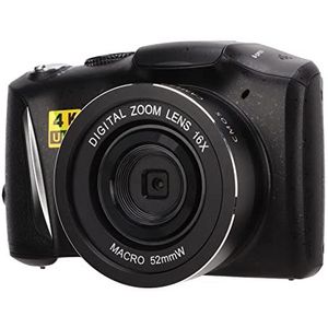 4K Digitale Camera, CD‑R3 48MP 60FPS Videocamera Vlogcamera met 16x Digitale Zoom 3,2 Inch Scherm Draagbare Blogcamera, 1500mAh Digitale Camcorder Richt en Schiet Camera