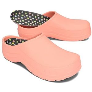 BeComfy Eva Klompen Dames Heren Comfortabele Ultralichte Tuinschoenen 35-46 EU (Perzik, EU-systeem voor schoenmaten, Volwassene, Numeriek, Normaal, 37)