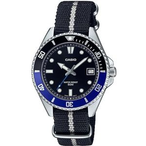 Horloge CASIO Collection - MDV-10C-1A2 Armband Kleur: Zwart Wijzerplaat Zwart Heren