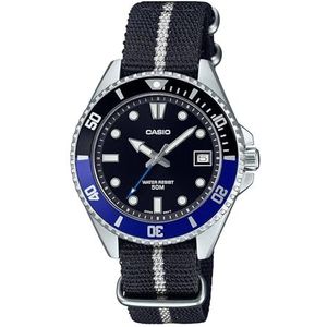 Horloge CASIO Collection - MDV-10C-1A2 Armband Kleur: Zwart Wijzerplaat Zwart Heren