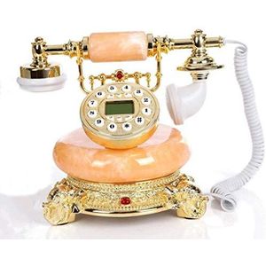Telefoon Retro Telefoon Knop Kiezen Handsfree Nummerherkenning Vaste lijn Gebruikt voor Huishoudelijke Zakelijke Decoratie
