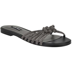 NINE WEST Luxe sandaal voor dames, Zwart 001, 36.5 EU