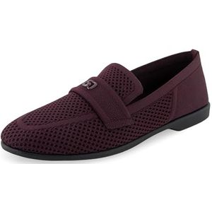 Aerosoles Dames Nanti Knit Loafer, Diepe Aubergine Gebreide Stof, 38 EU