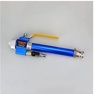 Hogedrukreinigerpistool, Pneumatisch Spuitpistool Cementmortel Waterdicht En Vuurvast Verfspuitpistool Real Stone Paint Pneumatisch Spuitpistool(Blue,Straight gun)