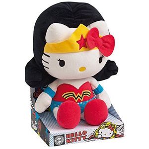 Jemini Hello Kitty 022790 pluche figuur ""Wonder Woman"" DC Comics Super Heroes, 27 cm