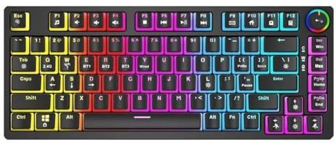 Savio - Gateron - Draadloos Toetsenbord - Engelse Lay-out - Pudding Key Switches