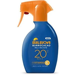 Bilboa Trigger LSF 20 Lippenverzorgingsspray, gemiddelde zonnebescherming voor de gevoelige huid, formule met vitamine C, hydrateert, verzorgt en beschermt, dermatologisch getest, 250 ml