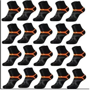 YIJIANUO 3/5/10/20 Paar Veel Mannen Sokken Zwart Sport Sokken Casual Run Herfst Winter Ademend Mannelijke Sokken, Meerkleurig, Eén maat