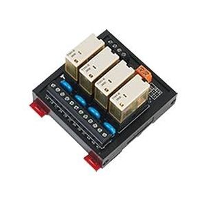 AKDDNZX NPN/PNP Universele Intermediate Relais Module Controle Module Combinatie Module Versterker Board 1DC24V AC220V (4 kanalen 1NONC)