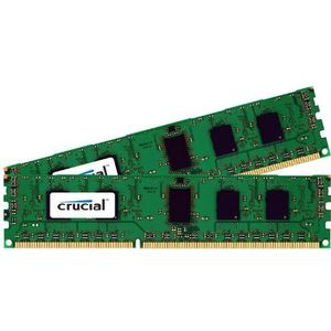 Crucial CT2KIT102464BA1339 Value werkgeheugen 16GB (1333MHz, 240-polig, CL9, 2x 8GB) DDR3-RAM kit