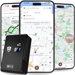 SafeTag Mag 4G – Oplaadbare Magnetische 4G LTE GPS-tracker, Auto, Busje, Motor, enz. 90 Dagen Stand-by, Realtime Tracking en Waarschuwingen, 7 Dagen Gratis Proefperiode + Simkaart Inbegrepen