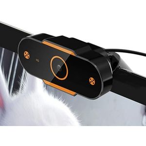 USB-webcam – webcam voor pc met autofocus, HD-webcam met 1080p resolutie en groothoek, HD-webcam in zwart, HD-webcam voor streaming, camera