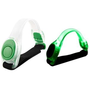 yeeplant Verstelbare LED-veiligheidsarmband voor nachtelijke buitensporten, 2-pack High Visibility Fietsuitrusting