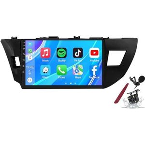 Android 14 Autoradio Stereo voor T-oyota Corolla (2014-2016) 9 ""Touchscreen Multimedia Speler met Draadloze Carplay 2 Din GPS Sat Navigatie FM RDS Bluetooth 5G-WiFi SWC DSP,M120s