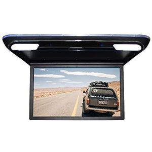 Draagbare dvd-speler voor videospelers op hoofdsteunen in auto's Auto Monitor 19 Inch Lcd-scherm 1080P Auto Video Spelers Auto Plafond TV Dak Mount Display HDMI FM speaker Link met HD-roterend scherm