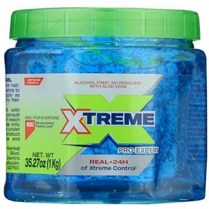 Wet Line Xtreme Professional Styling Gel, extra sterk blauw, 1000 g. by Wetline