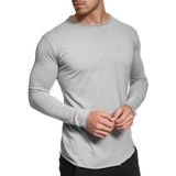 Indicode - Willbur - Longsleeve Shirt - Lt grey - Katoen