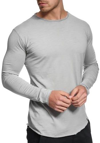 Indicode - Willbur - Longsleeve Shirt - Lt grey - Katoen
