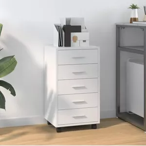Home Discount Panama Commode Met 5 Laden - Massief Grenenhout Met Eikenhouten Afwerking