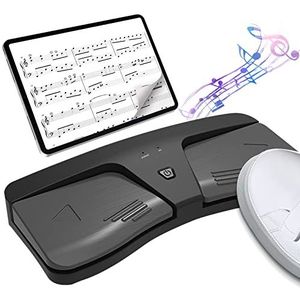 EMPYOU Smart Wireless Page Turner Pedaal, draagbare bluetooth-instrumenten turner, voetpedaal enkele schakelaar muziekaccessoires voor muziekinstrumenten geschikt voor meerdere muziekinstrumenten,