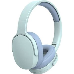 yosemite Draadloze Bluetooth Headset, HiFi Opvouwbare Intelligente Ruisonderdrukking Verstelbare Draadloze Headset, Bluetooth-compatibele 5.1 Stereo Over Ear Hoofdtelefoon voor Sport Reizen Blauw