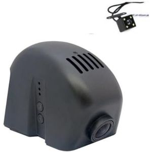 Auto Road Record WiFi DVR Dash Camera Rijvideorecorder Compatibel met R8 2007~2016 Auto(Black Front And Back)