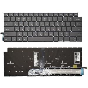 Russisch laptoptoetsenbord voor Inspiron 7640 7645 5440 7445 14 plus 7440 voor Latitude 7455(RU Black Backlight)