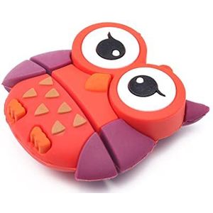 Hsthe Sea USB schicht toer, 32G cartoon schattig patroon USB 2.0 hoge snelheid geheugen stick duim geheugen schijf draagbare drive voor data opslag (uil)