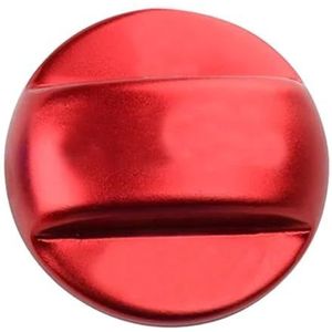 Aluminium Benzine-diesel Tankdoppen, Decoratieve Afdeklijst Voor Golf 7 7.5 8 MK7 MK8 2015-2021 Tankdop Van(Red1)