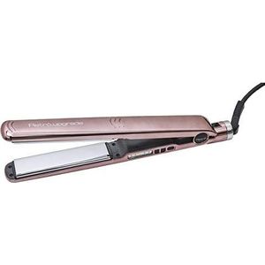 Retro Upgrade RUP114TIT Professionele stijltang, roze, titanium platen met infraroodverwarming