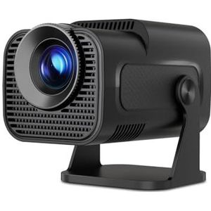 Mini 720P 4K Projector 300ANSI Wifi6 BT5.0 Cinema Outdoor Draagbare 180° Draaibare High Definition-Projectie(Black)