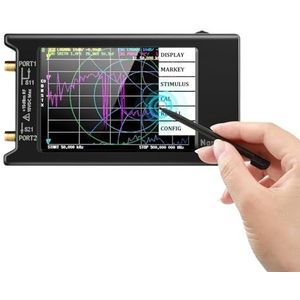 1 x Anslyzer NanoVNA-H4 2,8/4"" vector-netwerkantenneanalysator 10KHz-1,5 GHz MF VHF UHF(NanoVNA-H)