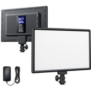 RALENO Led-videolamp - 19,5 W - Ingebouwde 2 x 4000 mAh batterij - CRI95+ - 3200K-5600K