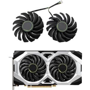 2 stuks PLD09210S12HH GTX 1660 1660Ti-ventilator voor MSI voor GeForce SUPER Ti VENTUS XS grafische kaart GPU-koelventilator