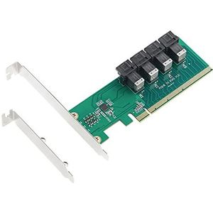 SELVFZ PCI-E 16X aan 4 Havens U.2 Gespleten Uitbreidingskaart sff-8639 NVME PCIE SSD Adapter voor Mainboard SSD sff-8643