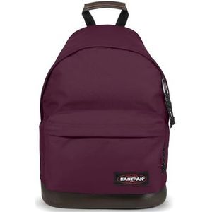 EASTPAK Rugzak met leren bodem »Wyoming« Plum Purple, lila