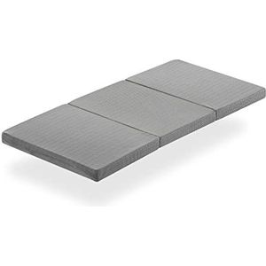 DREAMDI Opvouwbare matras voor reisbed, 120 x 60 cm, schuimstofmatras, dikte 5 cm, opvouwbaar, boxmatras voor wieg, 3 stuks