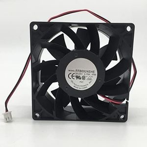 LMNCBVYA Electronics FFB0924EHE 24V DC Server Cooling Fan - 92x92x38mm, 0.75A, High Airflow, 2-Wire Design