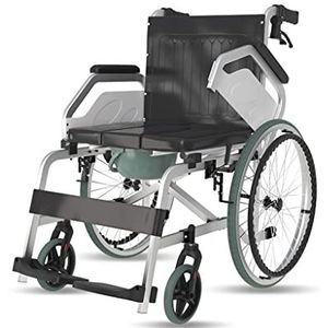 Multifunctionele rolstoel draagbare reizen hand duwen rolstoelen， leuning kan worden opgetild reizen scootmobiel oude mensen met een handicap