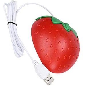 Leuke Getelegrafeerde de Aardbei Optische USB Ergonomische Muizen van de Spelmuis voor