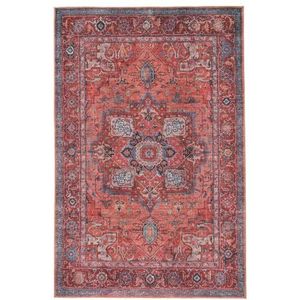 RugVista Georgia Oriental, Vloerkleed, Moderne vloerkleden, 340 x 240 cm, Rechthoekig, Laagpolig, Machinewas, oeko_tex_100, Rood/Blauw